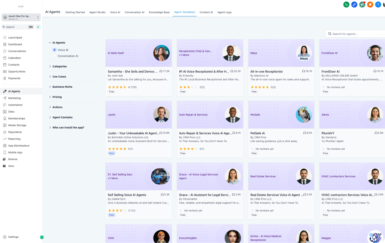 AI Agent Templates
