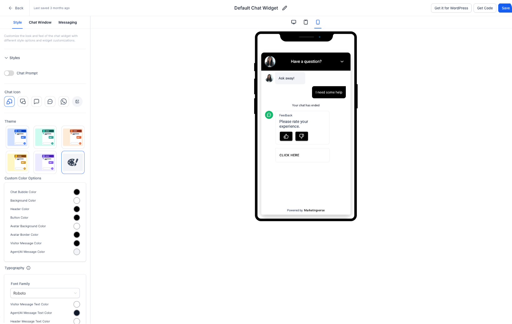 Chat Widget
